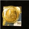 Image 1 : 1972 High Relief Terrace Hill Bronze Preservation Medal, encapsulated and Gem BU. 39mm.