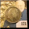Image 2 : 1904 India Silver One Rupee, VF.