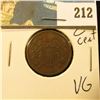 1865 2 cent piece VG
