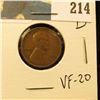 1924 D Lincoln Cent - VF 20
