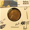Image 1 : 1912 D Lincoln Cent - Net XF red