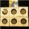 Group of 6 Buffalo Nickels G & better 1919,24-D,25,27,35,36
