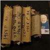 Image 1 : Rolls, partial rolls of lightly circ Jefferson Nickels, (140 total) coins total  $7.00 face, (40 - 1