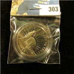 1986 S Proof 68+ Statue of Liberty Commemorative Half-Dollar, encapsulated.