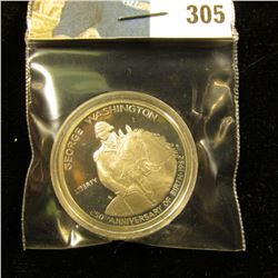 1982 S Proof 68+ George Washington Silver Commemorative Half-Dollar, encapsulated.