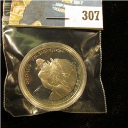 1982 S Proof 68+ George Washington Silver Commemorative Half-Dollar, encapsulated.