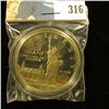 Image 1 : 1986 S Ellis Islands Silver Statue of Liberty Commemorative Dollar, Proof, encapsulated.