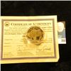 Image 2 : 2016 $50 Buffalo Tribute Proof struck for National Collector's Mint. 24Kt Gold Clad Bronze, Gold wei