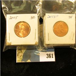 2003P, D, 2004P, D, 2005P, D, 2006D, 2007D, 2008P & D Gem BU Lincoln Cents, a few toughies in this g