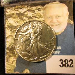 1947 P Walking Liberty Half Dollar, Brilliant Uncirculated.