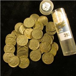 Roll of (40) Full Date Old Buffalo Nickels dating 1938 or before in a plastic tube.