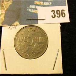 1924 Canada Nickel, AU.