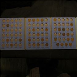 1911-40 Partial Set of Lincoln Cents in a Whitman folder. Includes 1911P, 16P, 19P, D, S,  & etc.