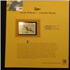 Image 1 : 2001 North Dakota Waterfowl $6.00 Stamp depicting a pair of Canada Geese, Mint, unsigned, in vinyl p