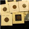 Image 4 : 1909 P VDB Fine, (5) 1910 P grading up to VF, (2) 11 P, 12 P & D Lincoln Cents, all carded and ready
