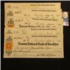 Image 1 : (7) Consecutively numbered checks from the "Trustees of the Mercantile Library." drawn on the "Nassa
