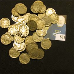 (40) Buffalo Nickels dating 1920-27.