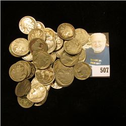 (44) Buffalo Nickels with dates.