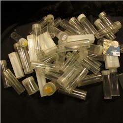 (50) Used Coin Tubes. Various denominations.