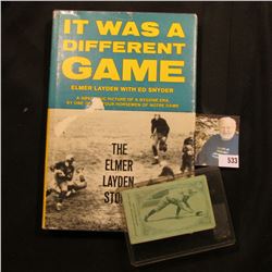 1969 Third printing "It Was a Different Game The Elmer Layden Story", hardbound with dust cover; & a