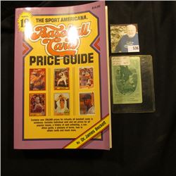 1990 copyright "The Sport Americana Price Guide to the Non-Sports Cards", soft bound, 704 pages; & a