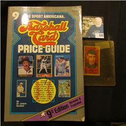 1987 copyright "The Sport Americana Price Guide to the Non-Sports Cards", soft bound, 534 pages; & a