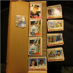 14" Card Stock Box full of 1981 Topps Baseball cards.
