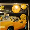 Image 3 : 17" x 23" Laminated Poster of a "Lamborghini" in Iowa Hawkeye Colors; & (10) Different 1970-80 Hawke