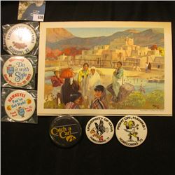 "Iowa Alumni Special from Rose-Bowl 1959 Gibbs Tour Co." Program with cover of "Taos Pueblo in north