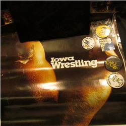 (5) Different Iowa Hawkeye Posters; & (4) Different 1970-80 era Hawkeyes Pinbacks.