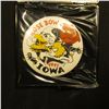 Image 2 : "Commemorative 1957 Rose Bowl Button Reissue 50th Anniversary Edition", No. 130 of 500. Pinback. Doc