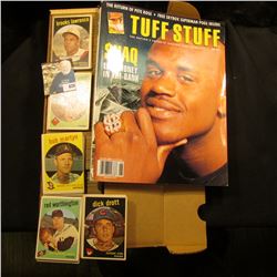 June 1993 edition  Tuff Stuff The Nation's Favorite Trading Card Magazine ; & 14  Card Stock Box ful