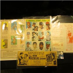 1969 Uncut sheet "Baseball Stars Official Photostamps American League Series 2"; uncut sheet of Fro-