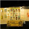Image 1 : 1969 Uncut sheet "Baseball Stars Official Photostamps American League Series 2"; uncut sheet of Fro-