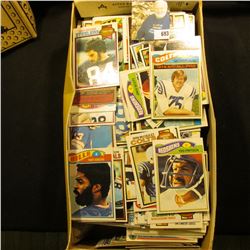 Shoebox full of 1977-79 era Football Cards.