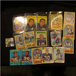 (16) Old Foot ball Cards, which 'Doc' thought were worth about $60.00.