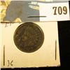 Image 1 : 1907 Indian Head Cent, VF dark.