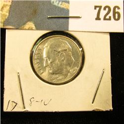 1953 S Roosevelt Dime, Brilliant Uncirculated.