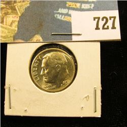1955 D Roosevelt Dime, Brilliant Uncirculated.