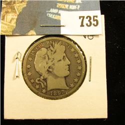 1893 O Barber Half Dollar, VG.