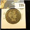 Image 1 : 1893 O Barber Half Dollar, VG.