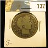 Image 1 : 1894 P Barber Half Dollar, G.