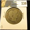 Image 1 : 1894 S Barber Half Dollar, G.