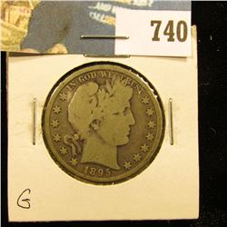 1895 P Barber Half Dollar, G.