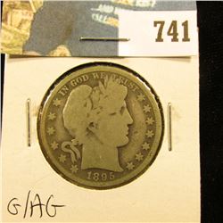 1895 O Barber Half Dollar, G/AG.