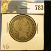 Image 1 : 1911 D Barber Half Dollar, VG.