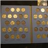 Image 2 : 1939-74 Partial Set of Jefferson Nickels. Includes (1) Silver War Nickel. Stored in a blue Whitman f