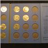 Image 4 : 1964-82 Partial Set of Kennedy Half Dollars in a blue Whitman folder. All BU or toned BU.