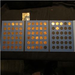 1975-2005 Partial Set of Lincoln Cents in a blue Whitman folder. Many BU in this group.