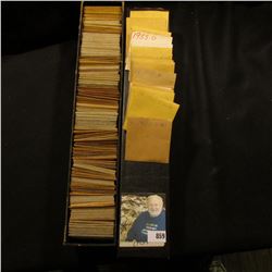 12" Two by Two Stock box full of 1952-55 High grade Lincoln Cents of which many are in manilla envel